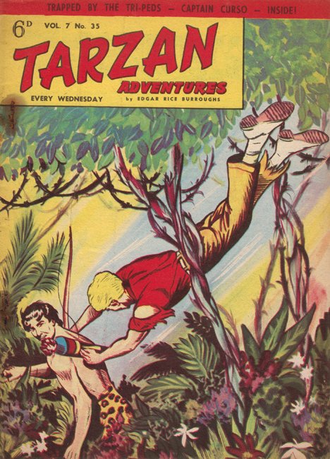 1957 <b><I>Tarzan Adventures</I></b> (<b>Vol. 7  No. 35</b>), ed. M.M.